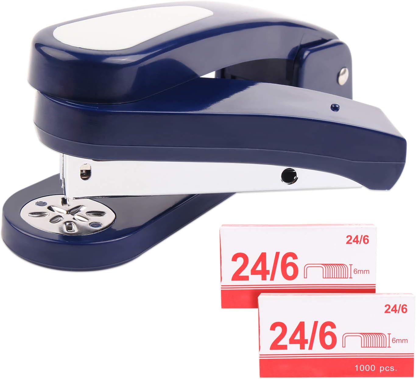 SZRWD Swivel Stapler, 360 Degree Rotatable Desktop Stapler 20 Sheet Capacity, Specialized for