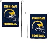 Desert Cactus University of Michigan UM Garden Flag – 19 x 12 inch Michigan Wolverines Banner, For Outdoor Display and Events (Design M)