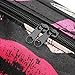 Zhi Jin 14 Style Cosmetic Printing Makeup Bag Organizer Waterproof Storage Handle Travel Bags Black Lips