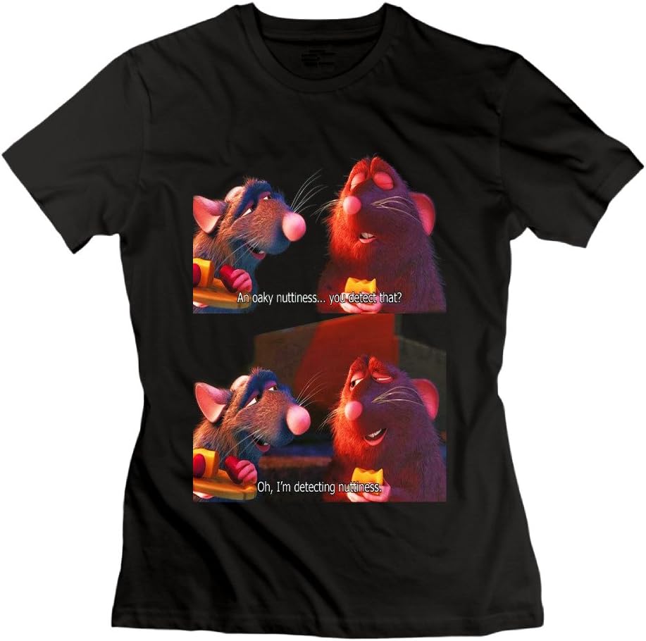 Ratatouille Nuttiness Dialogue Funny Women's T-Shirt Black Womens