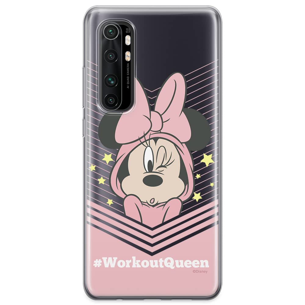 ERT GROUP mobile phone case for Xiaomi MI NOTE 10 Lite original and officially Licensed Disney pattern Minnie 053 optimally adapted to the shape of the mobile phone, partially transparent