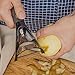 Zestkit Potato Peeler for Fruit/Vegetable Kitchen Use, 2-Piece Swivel Stainless Steel Peeler with Built-in Potato Eyes Remover, Blade Covers Includes (Yellow)