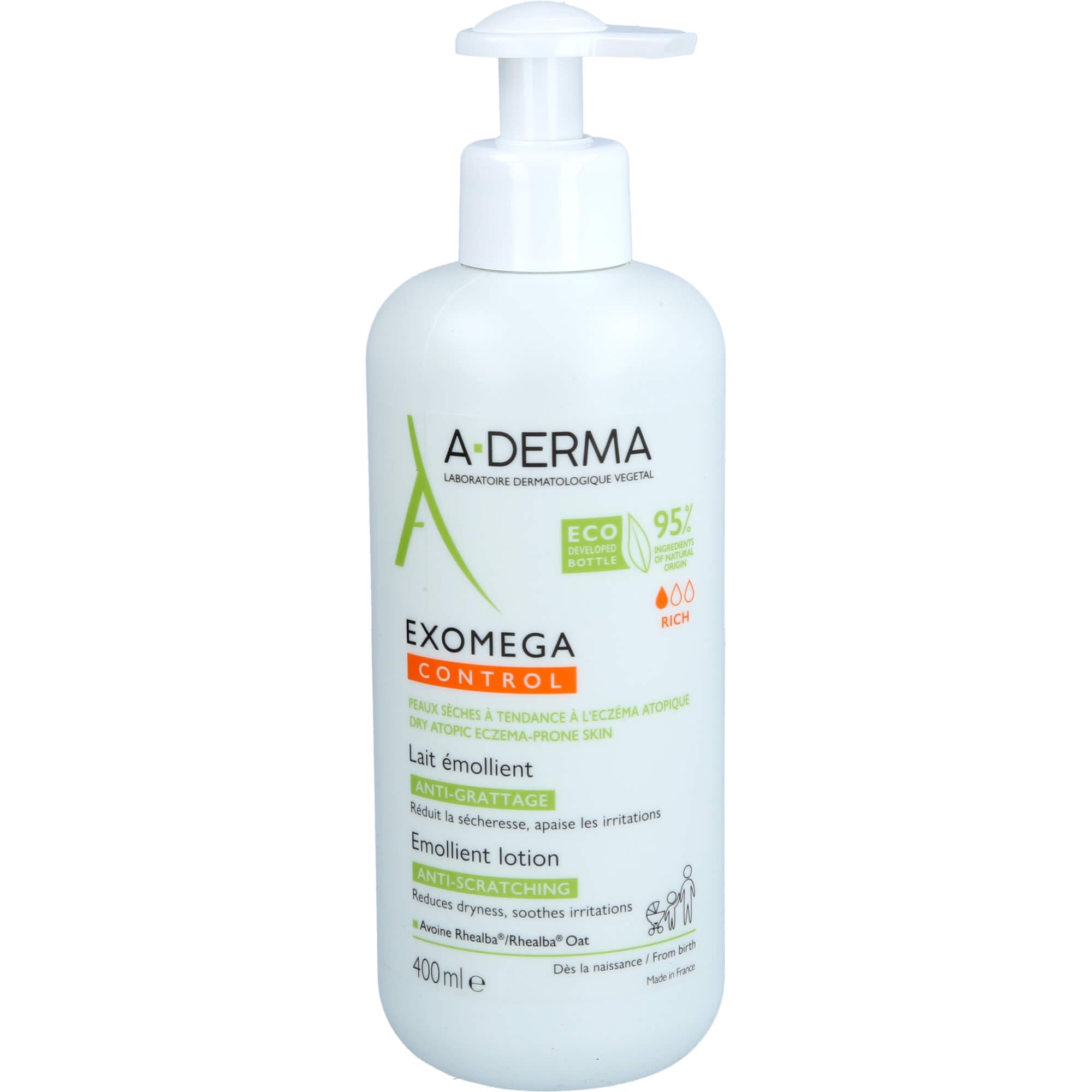 A-DERMA Exomega Control Emollient Lotion Anti-Scratching (400 ml)