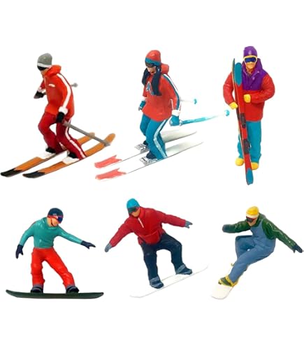 JÄGERNDORFER - FIGURINE ASSISE SKI 1:32 (6 PIECES