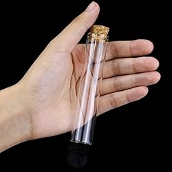 DEPEPE 30pcs 25ml Glass Test Tubes, 20x100mm Clear