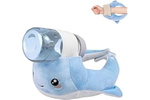 Bottle Holder Pillow Hands-Free,Adjustable Comfortable Neck Support Pad for Bottle Washable Soft Pillow