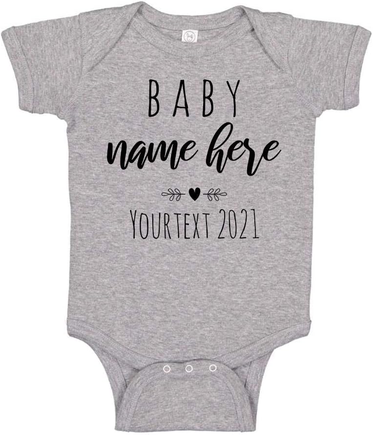 Pregnancy Announcement Onesie Custom Text Personalized Baby Onesie Infant Bodysuit