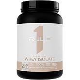 Rule 1 Naturally Flavored R1 Protein, Pure Vanilla, 1.7 Pounds | 25g Protein & 6g BCAA Exclusively from Whey Isolates and Hyd