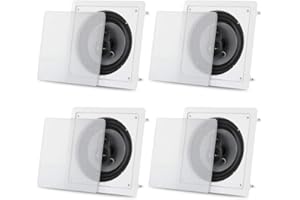 ACOUSTIC AUDIO BY GOLDWOOD Acoustic Audio CS-I83S-2PR 300 Watt 8" 3-Way Home Theater in-Wall/Ceiling Speakers (2-Pair)