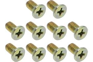 ECSiNG 10Pcs Jigsaw Base Plate Screws Replacement Compatible with Makita 4350FCT 4351FCT BJV140 BJV180 DJV180 Jig Saw Sole Pl