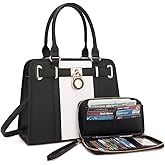 Handbags Sets For Women Shoulder Bags Top Handle Work Satchel Tote Purses Set With Matching Wallet 2pcs