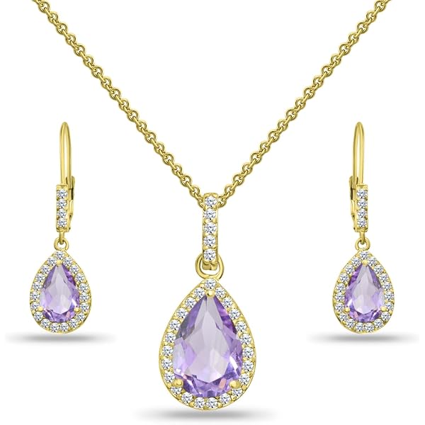 Gem Stone King 1.89 Ct Oval White Simulated Opal 925 Silver Pendant Earrings Set With Chain | Birthstone Jewelry Set