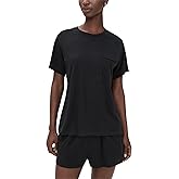 Lunya Women's Pima Tee Short Set