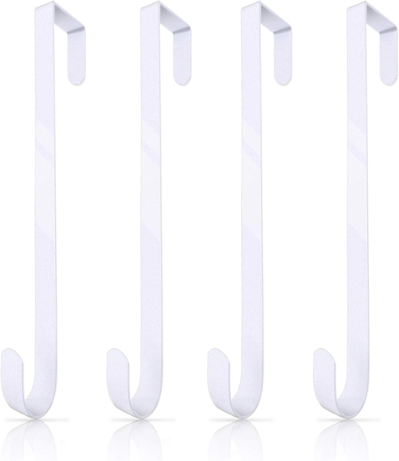 Fottaqqan 4 Pack Wreath Hanger for Front Door,Premium Wreath Hook Holder for Christmas and Party Decoration Over The Door Hanger(15 Inche: Home & Kitchen