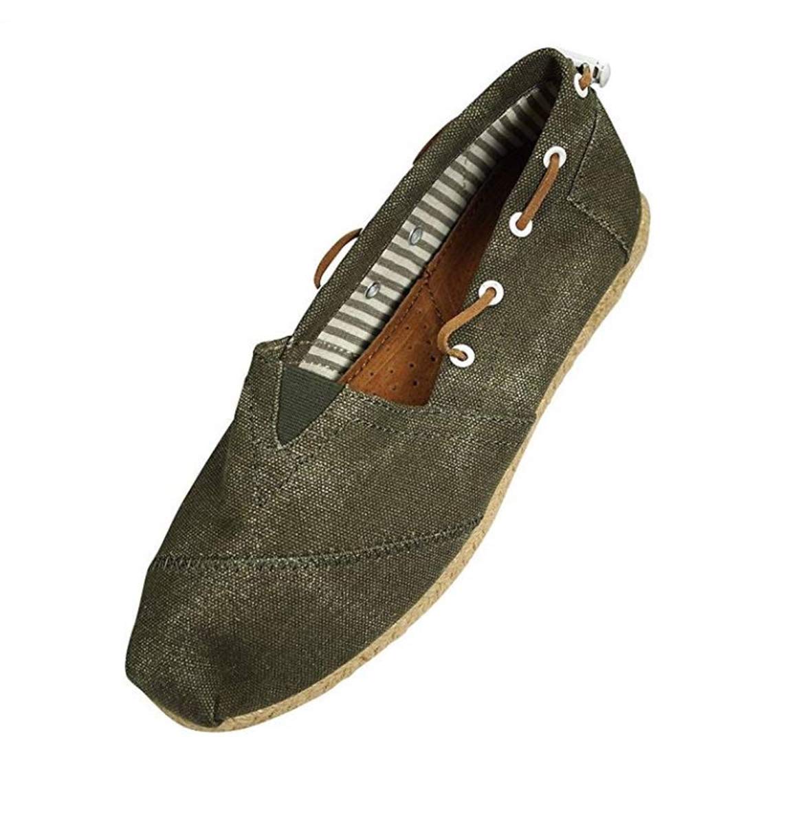 FARASION Ladies Canvas Slip-On Loafer, Shoes