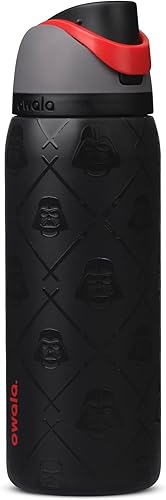Star Wars Owala FreeSip Insulated Stainless Steel Water Bottle with Straw, BPA-Free Sports Water Bottle, Great for Travel, 32 Oz, Darth Vader