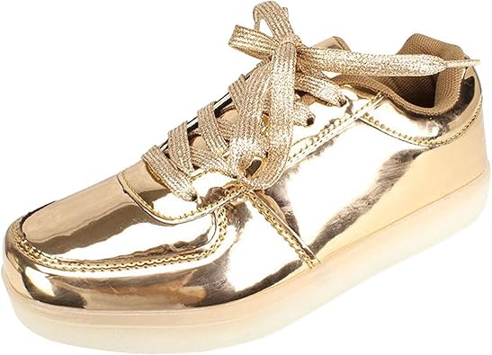 metallic lace up sneakers