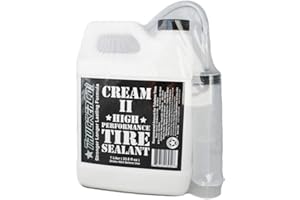 Cream 2 II Tubeless Tire Sealant TruckerCo High Performance 1 Liter/Quart