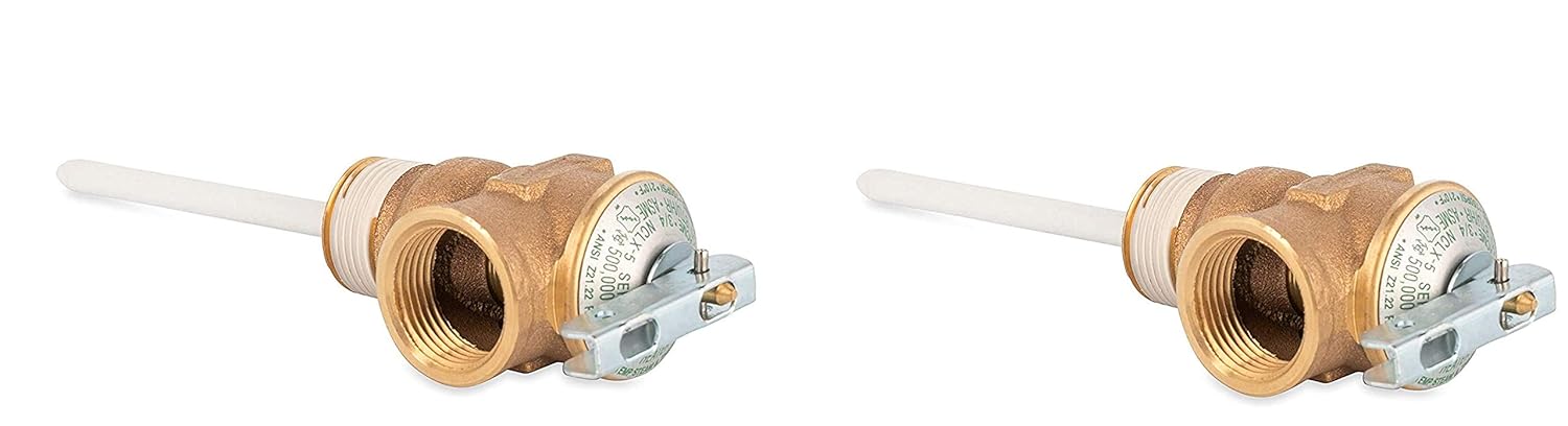 Camco 10471/10473 3/4" Temperature and Pressure Relief Valve with 4" Epoxy-Coated Probe: Home Improvement