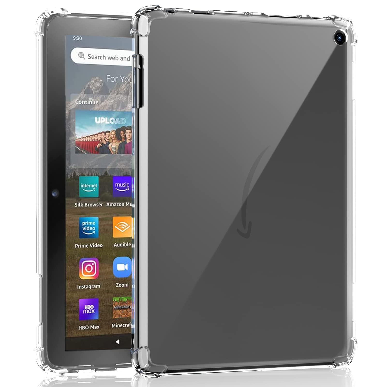 Clear Case for Kindle Fire HD 8 & Fire HD 8 Plus