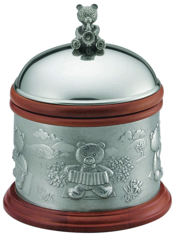 Royal Selangor 016430R Teddy Near Musical Carousel, Pewter/016430R