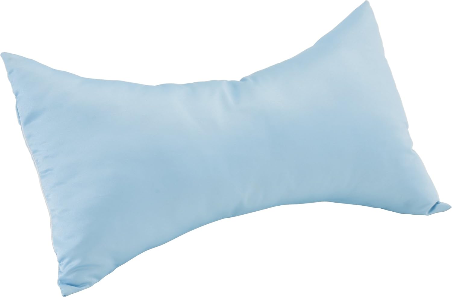 NOVA Curve Neck Pillow, Butterfly Shaped Head & Neck Pillow, Travel Pillow with Removable Light Blue Satin Cover: Health & Personal Care