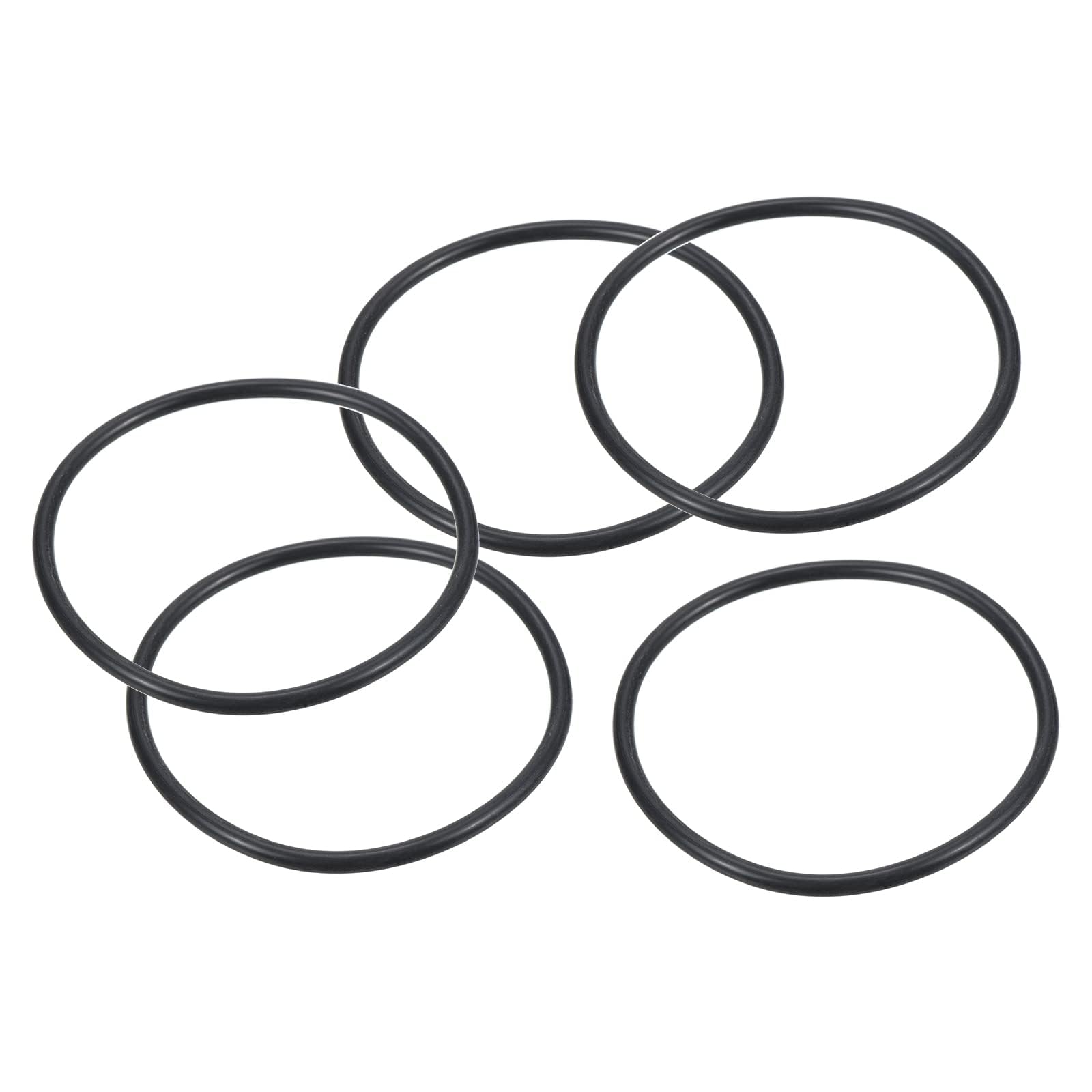 PATIKIL Nitrile Rubber O-Rings 90mm OD 82mm ID 4mm Width, 20 Pcs Metric Sealing Gasket for Faucet Plumbing Automotive Repair, Black
