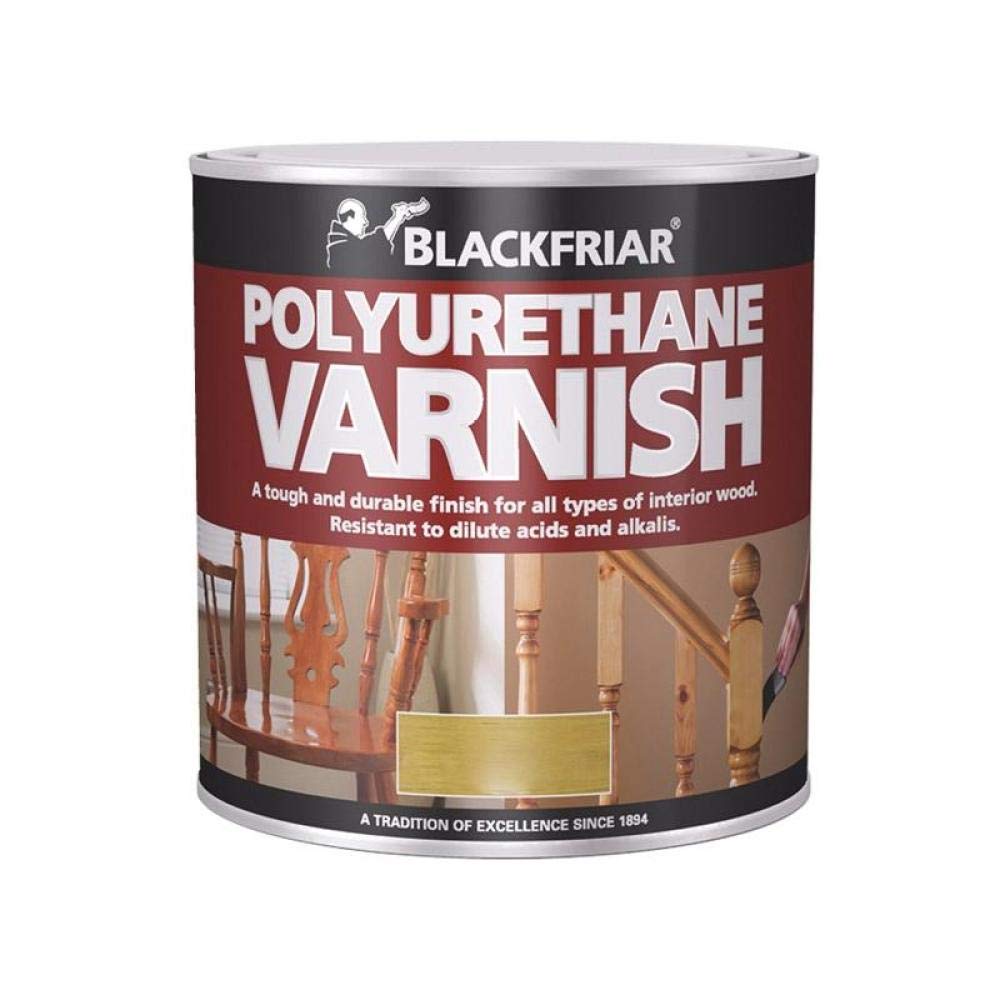 Blackfriar BKFPCSV250 Polyurethane Varnish P100, 250 ml, Clear Satin