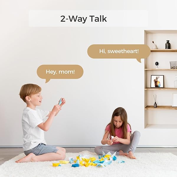 ARPHA 2K INDOOR SECURITY CAMERA, WIFI PET CAMERA FOR HOME SECURITY WITH PIR HUMAN DETECTION, SOUND DETECTION, NIGHT VERSION TWO-WAY TALK, SUPPORT TF CARD & CLOUD STORAGE
