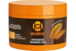 TROPAME Luxury Intensive Tanning Gel, Natural Tanning Accelerator Cream Gel for Sunbeds & Outdoor Sun (1Pcs)