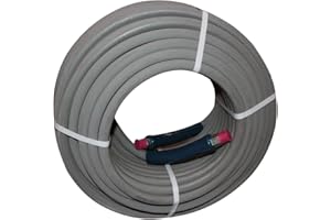 Pressure-Pro AHS285 Pressure Washer Hose 3/8" x 100' w/ Quick Connect, Non-Marking, Inc. Vinyl Bend Restrictors, 1-Wire, Commercial Grade, Assembled in the USA, Max Pressure: 4200 PSI, Max Temp: 250