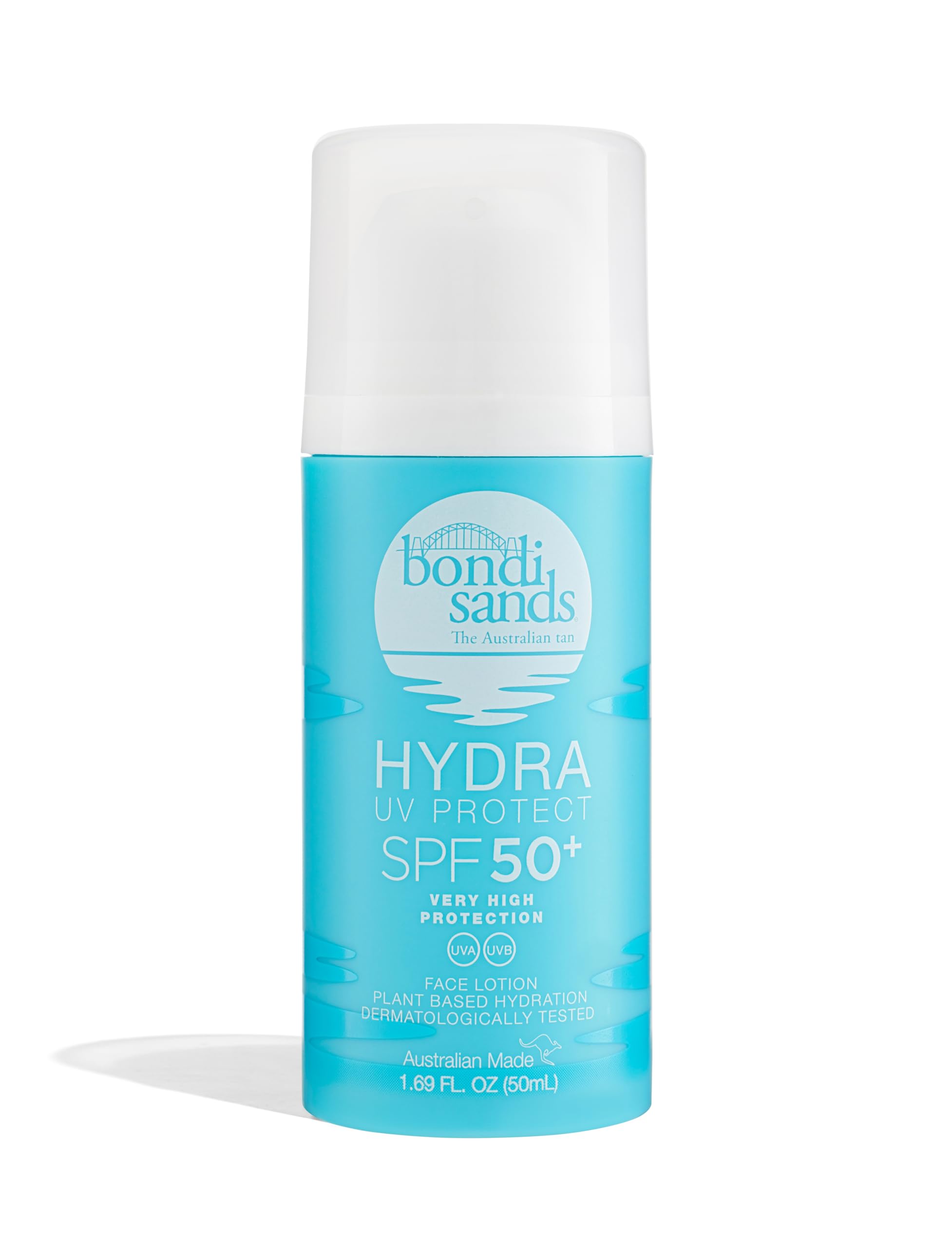 Bondi Sands Hydra UV Protect SPF 50+ Face Lotion | Provides UVA & UVB Protection | Infused with ethically sourced algae | 50ml/ 1.69 FL OZ