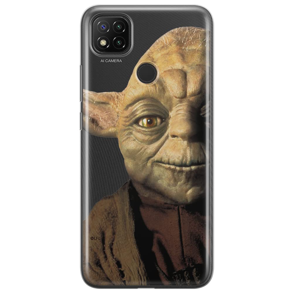 ERT GROUP mobile phone case for Xiaomi REDMI 9C original and officially Licensed Star Wars pattern Yoda 004 optimally adapted to the shape of the mobile phone, partially transparent