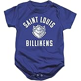 Saint Louis University Official Slu Billikins Logo Unisex Infant Snap Suit for Baby