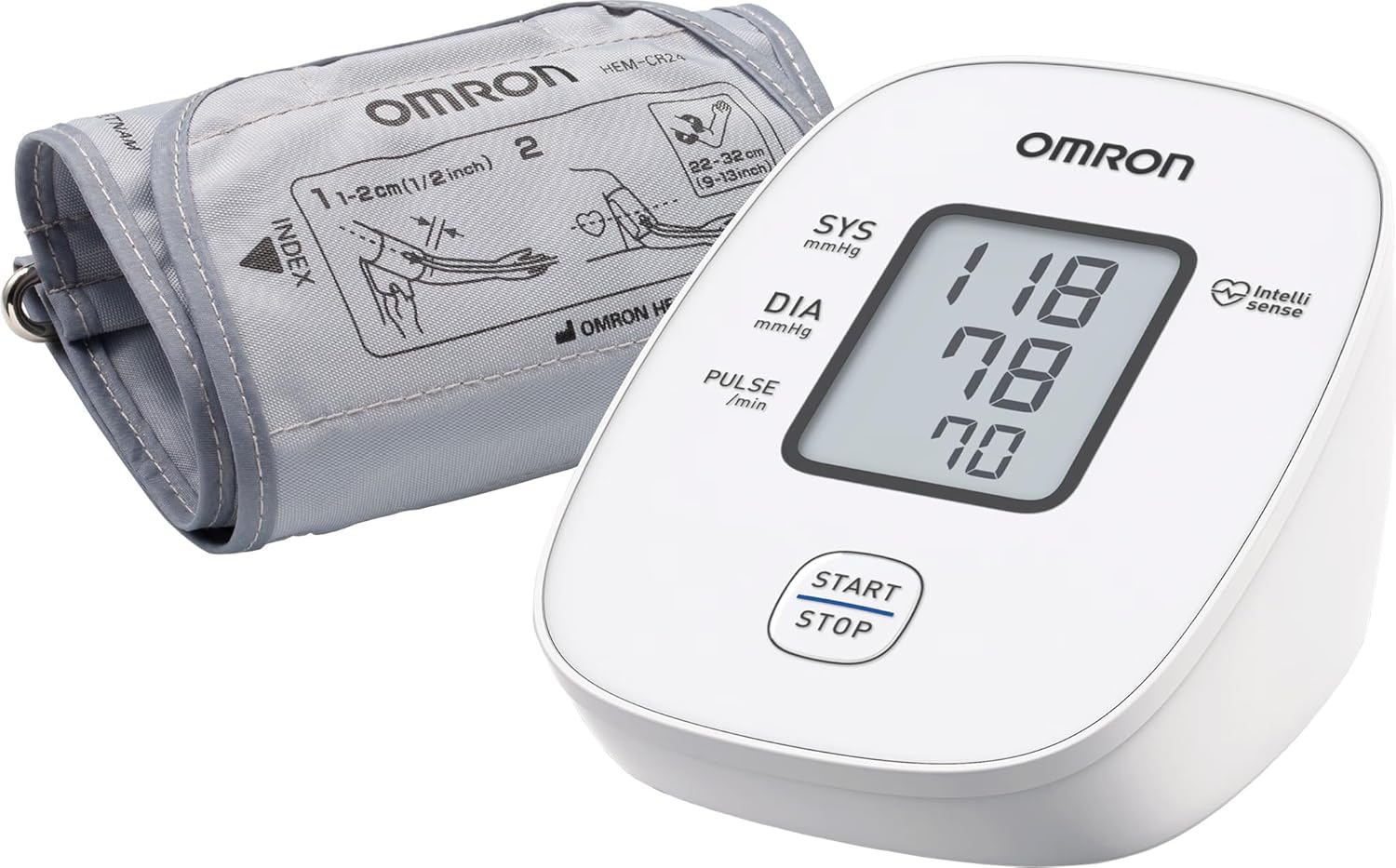 Omron M2 Basic Upper Arm Blood Pressure Monitor, 41 x 31 x 51 millimetres