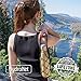 Swell Water Bottle Carrier Net - Compatible with S'well, Mira, Manna, Simple Modern Bottles 9, 17, 25 oz - Stylish, Durable, Handcrafted - Frees Up Hands, Prevents Dropping and Dents (Black 17oz)