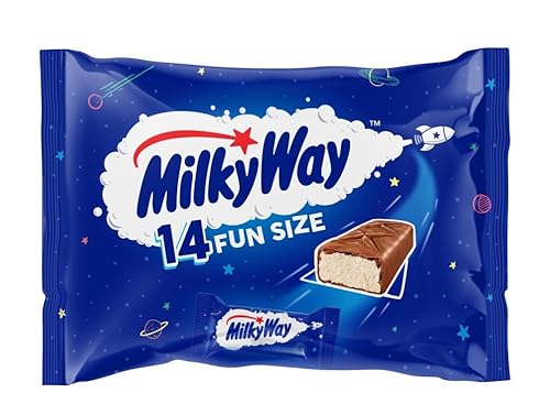 Milky Way Chocolate Funsize Party Pack, 14 pack, Chocolate, Sweets Gift Box, Ideal for Gift (227g)