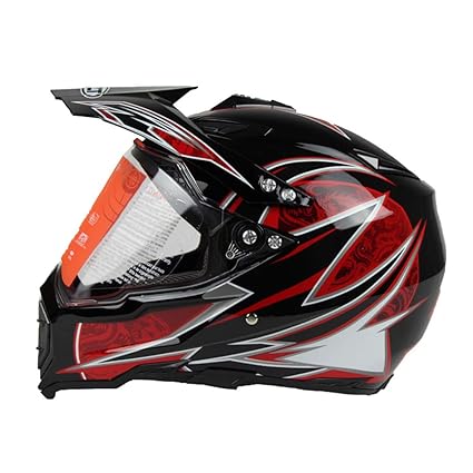 woljay dual sport off road motorcycle helmet