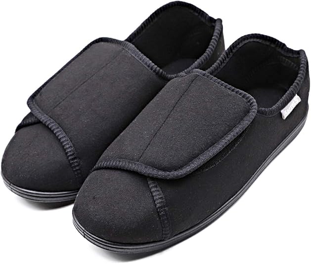 MEJORMEN Mens Diabetic Shoes Edema Slippers Adjustable