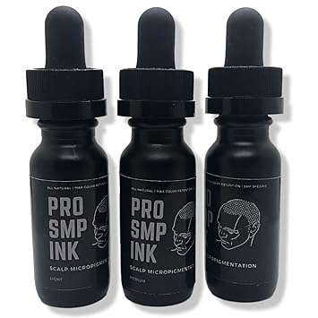 Scalp Micropigmentation Ink Set 100 Organic Cosmetic Hair