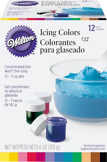 Amazon Com Wilton 601 5580 Certified Kosher Icing Colors 6 Ounce