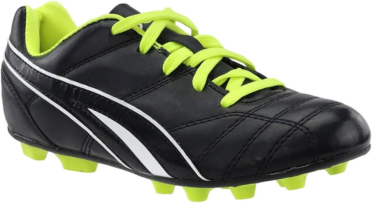 kids leather soccer cleats