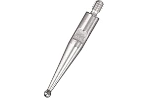 SUXING Carbide Ball Contact Points for Dial Test Indicator M1.4x0.3 Thread 0.040" Tip Diameter 1/2" Length Compatible for Brown & Sharpe 599-7030-40