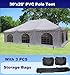 DELTA Canopies 30'x20' PVC Pole Tent - Heavy Duty Wedding Party Canopy Shelter - with Storage Bags