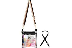 WEDDINGHELPER Clear Purse for Women Clear Bag Stadium Approved Clear Tote Bag