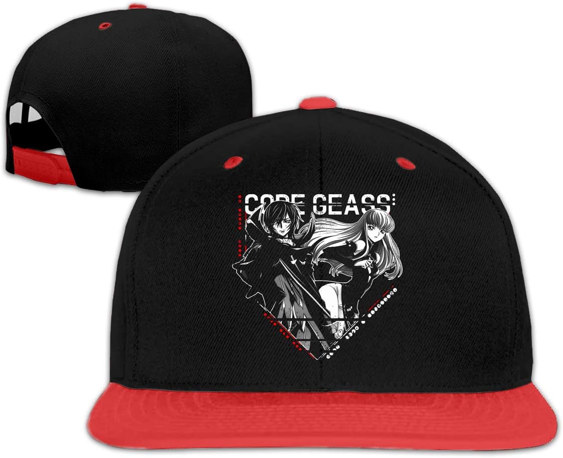 ZABIEO Code Geass Lelouch & CC Men's Women's Adjustable Baseball Cap Hunting Hat Red
