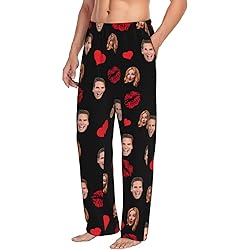 Custom Pajama Pants With Face Personalized Pj Pants