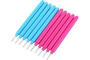 10 in 1 Quilling Tools Paper Quilling Kits Different Size Quilling Slotted Tools Handmade Rolling Curling Quilling Needle Pen