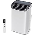 EUHOMY Portable Air Conditioners 12,000 Btu, 3 in 1 Portable Cooling AC with Dehumidifier, Fan Modes, Stand-up AC Unit with 46dB Low Noise & 24H Timer, Sleep Mode for Bedroom, Rooms up to 550 Sq.Ft