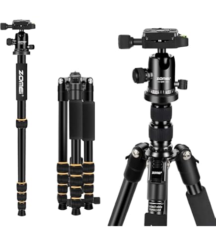 Amazon.com: Zomei Z699C Carbon Fiber Portable Tripod Monopod with